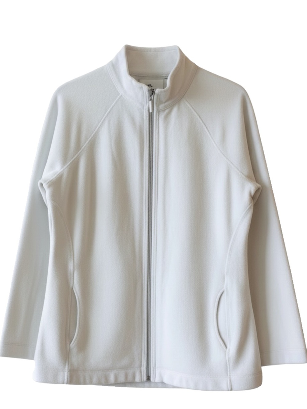 🛍️ Tommy Bahama White Full-Zip Sweater/Jacket Sz Large